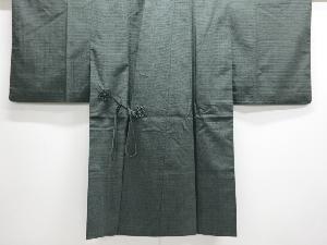 手織り節紬ロング道中着